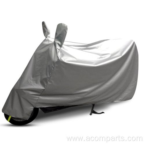 High quality silver waterproof durable motorbike cover